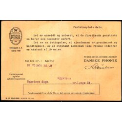 Danske Phnix - Forsikring - Kbh.K.  - u/n - Brugt.