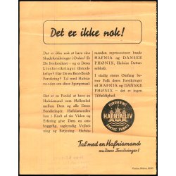 Danske Ph�nix - Pr�miekvittering - 1940