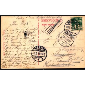 Postkort - Retour - Kan ikke findes - 30 - 5 - 13 - Brugt