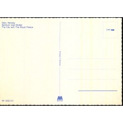 Sentrum med Kongeslottet - Oslo - Mittet 1303/101 - Ubrugt
