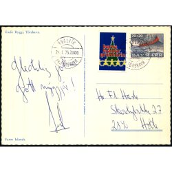 Gledelig Jl - Thorshavn - A. Poulsen u/n - Brugt - Julemrke !