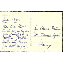 Saxk�bing i Sne - Gl�delig Jul - Jernbanekiosken 11462 - Ubrugt