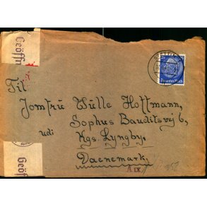 Censurbrev fra Tyskland til Kgs. Lyngby 17 - 6 - 41 - med Indhold 1