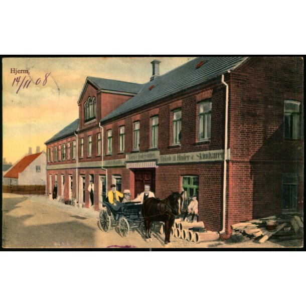 Hjerm - Korn og Foderstof - Peter Bertelsen u/n - Brugt