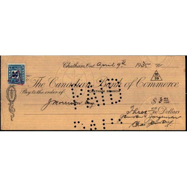 The Canadian Bank of Commerce 1935