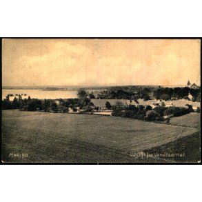 Maribo - Udsigt fra Vandtaarnet - J. S�rensens Bogh. 14637 - Brugt