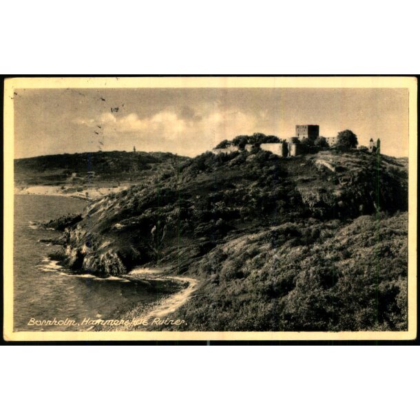 Bornholm - Hammershus Ruiner - Rudolf Olsen 10059 - Brugt