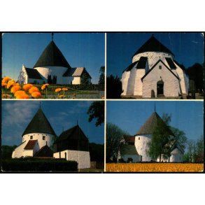 Bornholm - Sct. Ols - Nyker - Nylars - sterlars Rundkirke - W. Dams Bogh. 6192 - Ubrugt