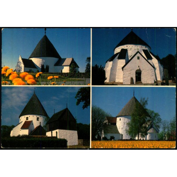 Bornholm - Sct. Ols - Nyker - Nylars - sterlars Rundkirke - W. Dams Bogh. 6192 - Ubrugt