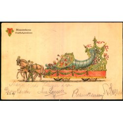 Blomsterkorso - Overfldighedshorn - A. J. 62 - Brugt