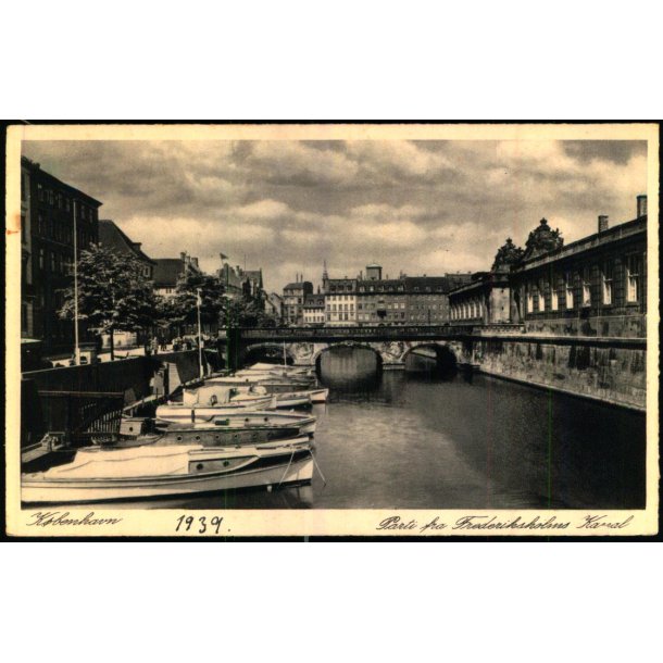K�benhavn - Parti fra Frederiksholms Kanal - Rudolf Olsen 349 - Ubrugt
