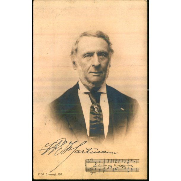 J.P.E. Hartmann - Fotokort u/n - Brugt