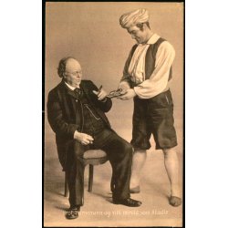 Prof. Hornemann og Vilh. Herold  som Alladin - Heckscher 2022 - Ubrugt