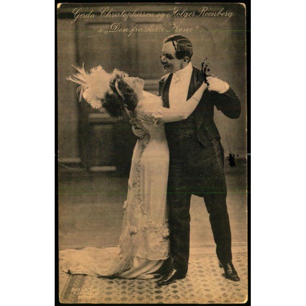 Gerda Christophersen og Holger Reenberg i Den fraskilte Kone - Alex Vincent 1862 - Brugt