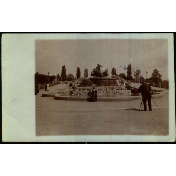 Gefionspringvandet - Fotokort u/n - Brugt