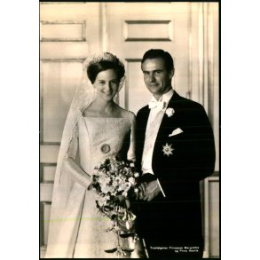 Tronflgeren Prinsesse Margrethe og Prins Henrik  - Ditlevsen 1967 - 4 - Ubrugt