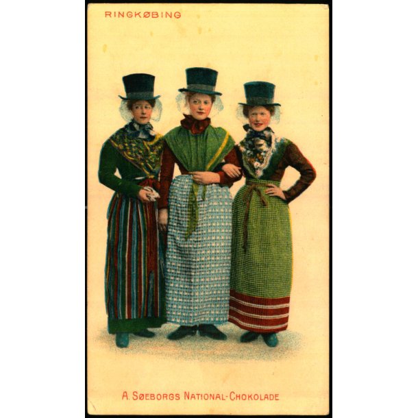 Folkedragter - Ringkbing - A. Seborgs National Chokolade u/n - Ubrugt
