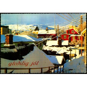 Gledelig Jl - Thorshavn - A. Poulsen u/n - Brugt - Julemrke !