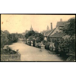 Odense - Udsigt fra Frederiksbroen - u/n - Brugt