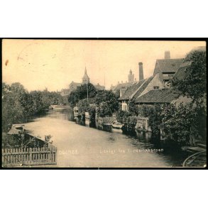 Odense - Udsigt fra Frederiksbroen - u/n - Brugt