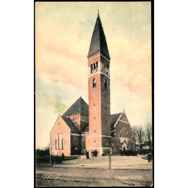 Odense - Ansgar Kirke - C. St. 917 - Ubrugt