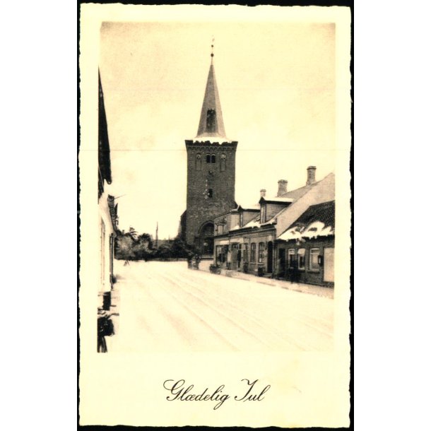 Saxk�bing i Sne - Gl�delig Jul - Jernbanekiosken 11462 - Ubrugt