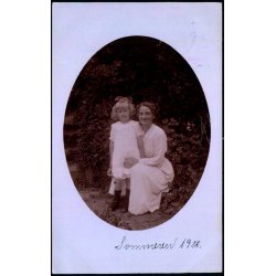 Sommeren 1918 - Dagnar Pedersen -  Fotokort u/n - Brugt