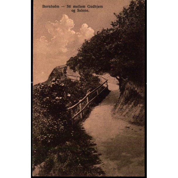 Bornholm - Sti mellem Gudhjem og Salene - Frits Srensens Bogh. 701 - Ubrugt
