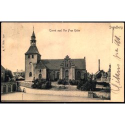 Svendborg - Torvet med Vor Frue Kirke - A.V. 670 - Brugt