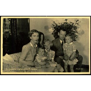 Kongeparret med de smaa Prinsesser - Stender 706 - Ubrugt