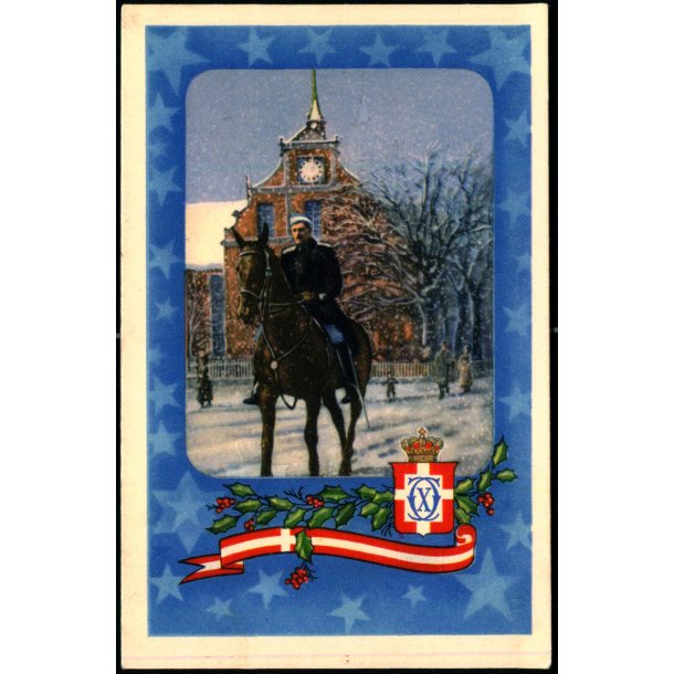 Kong Chr.X til Hest - JCO 14650 - Ubrugt