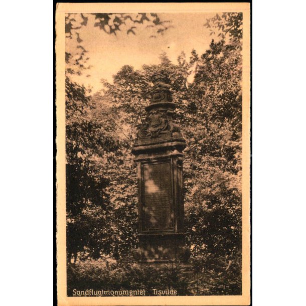 Sandflugtmonumentet - Tisvilde - Albert Jensens Bogh. 58494 - Ubrugt