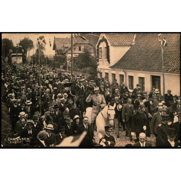 Kongen ved Christiansfeldt 1920 - Chr. Olsen u/n - Ubrugt