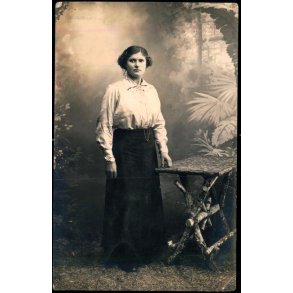 Fotokort Ukendt - Dame - Ubrugt