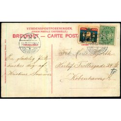 Bornholm - Kastellet ved Rnne - Colbergs Bogh. 3653 - Brugt - 1905 Julemrke !