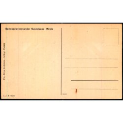 Seminarieforstander Svendsens Minde - J.J.N. 9628 - Ubrugt