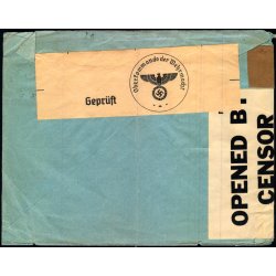 Luftpost - Censurbrev fra Brasilien  9 - 10 - 39 - Til Hamburg