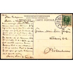 Bornholm - Hammershus Ruiner - Set fra Hotel Hammershus - Ad. Mller u/n - Brugt