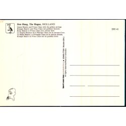 Dronning Beatrix - Prins Claus  i Guldkareten - Holland -  DH 41 - Ubrugt