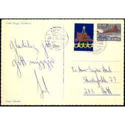 Gledelig Jl - Thorshavn - A. Poulsen u/n - Brugt - Julemrke !