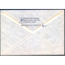 Brev til Kbenhavn N  15 - 2 75 - Retur til afs.  - Flyttet - Brugt