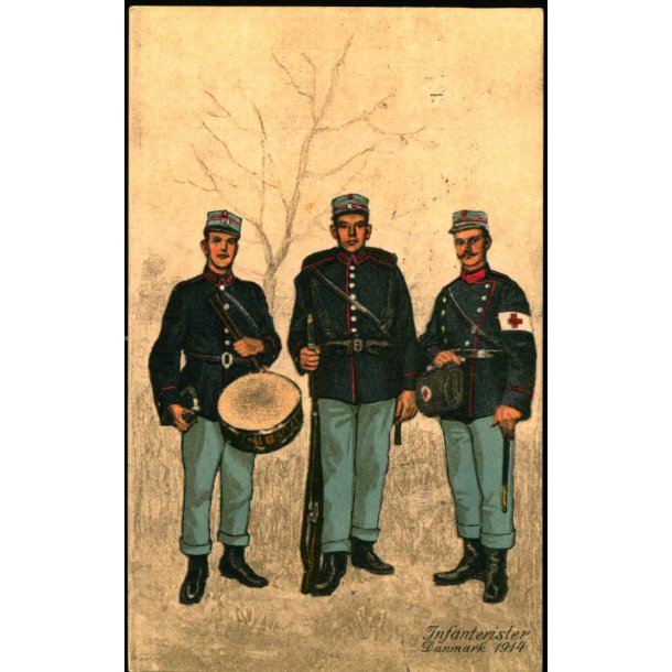 Infanterister - Danmark 1914 - Gieses Efterf. u/n