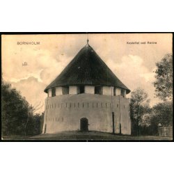 Bornholm - Kastellet ved Rnne - Colbergs Bogh. 3653 - Brugt - 1905 Julemrke !