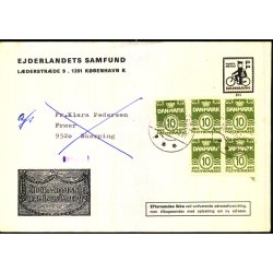 Brev - Afs. - 20 - 10 - 75  -  Brugt