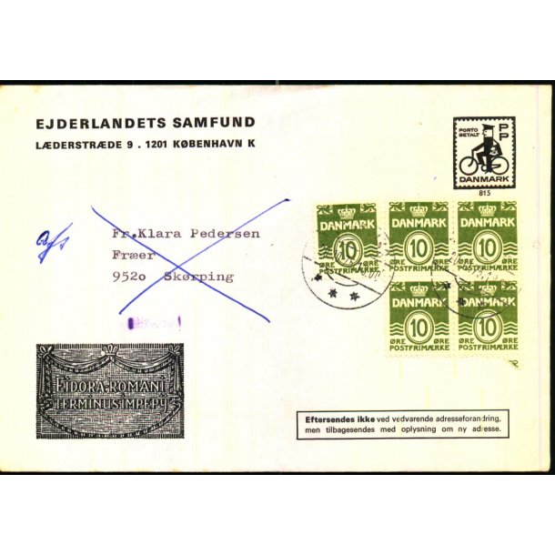 Brev - Afs. - 20 - 10 - 75  -  Brugt