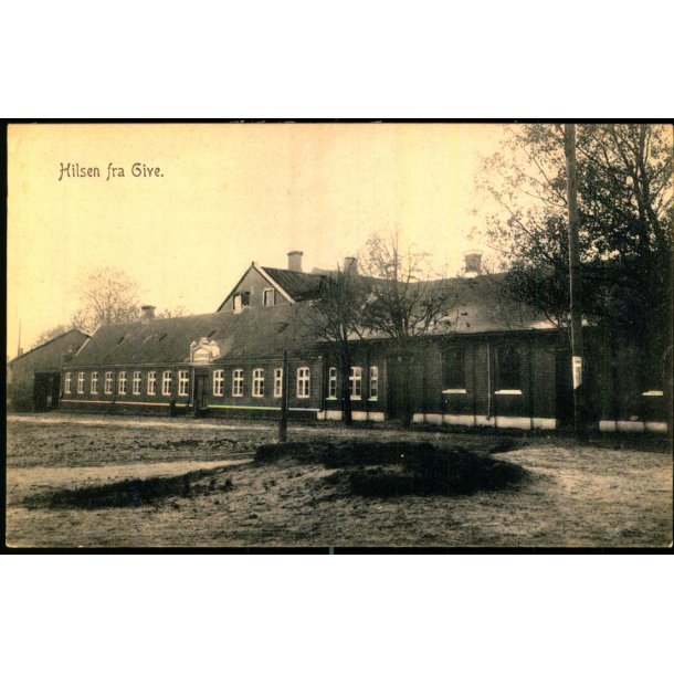 Hilsen fra Give - J.Jensen u/n - Ubrugt