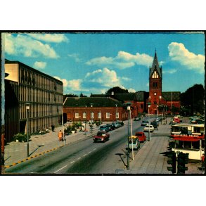 Herning - Raadhuset og Kirken  - Stender 49 707/32 - Ubrugt