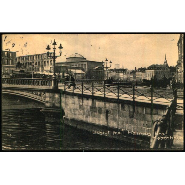 K�benhavn - Udsigt fra Holmens Bro - D.L.C. 760 - Brugt
