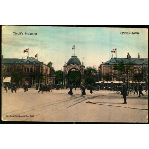 Kbenhavn - Tivolis Indgang - Sk. B. & Kf. 1529 - Brugt
