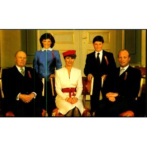 Norges Kongefamilie. - Foto u/n - Ubrugt